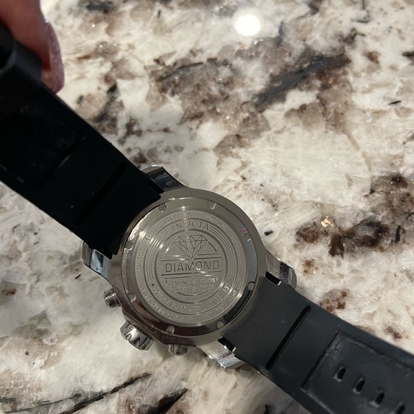 Invicta Black and Silver Chronograph Watch - Picture 4 of 6